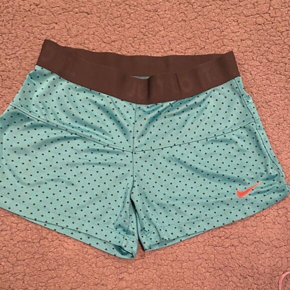 Nike Running Shorts Size Small Polka Dot Just Do It Swoosh - Picture 2 of 10
